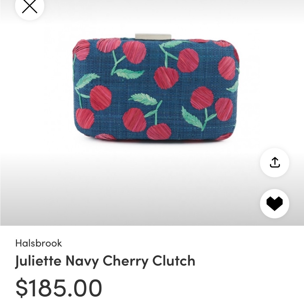 Kayu Navy Cherry Clutch